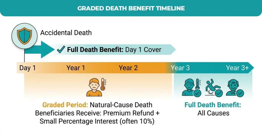 graded-death-benefit-timeline