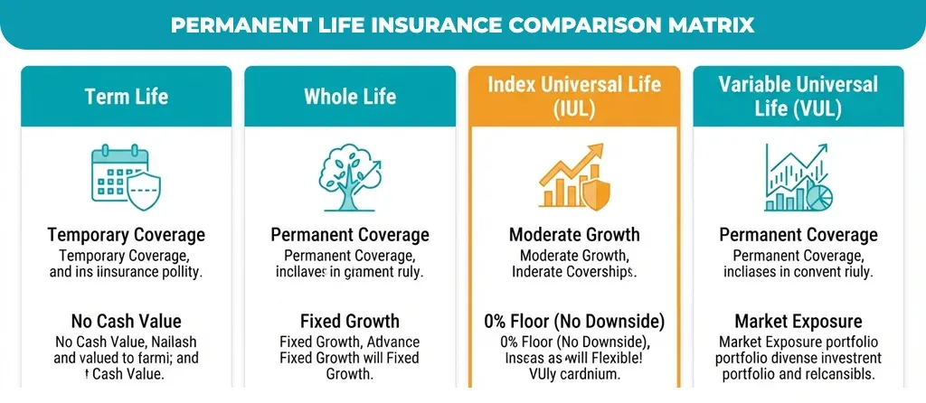 Permanent-Life-Insurance-Comparison-Matrix