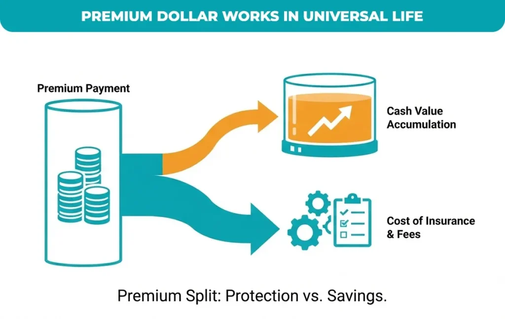 Premium-Dollar-Works-in-Universal-Life
