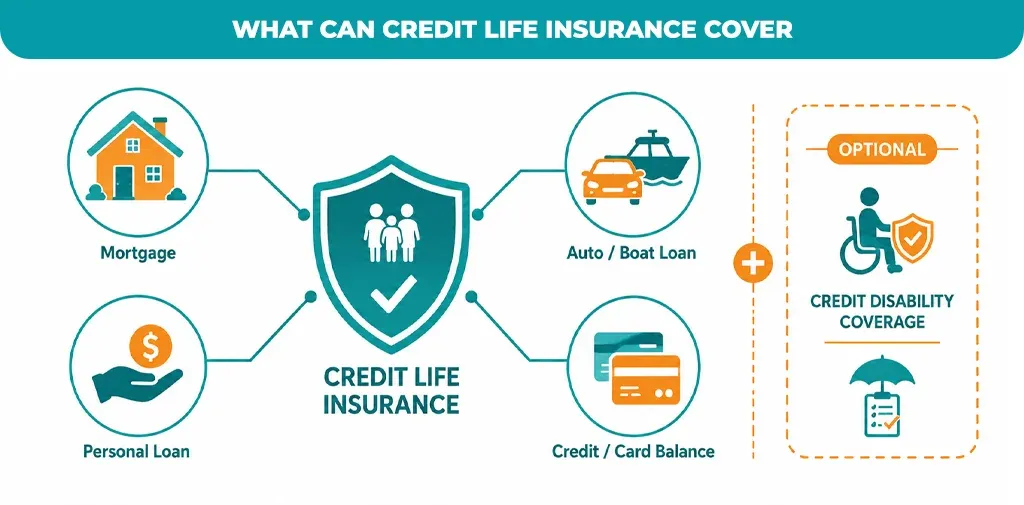 What Can Credit Life Insurance Cover