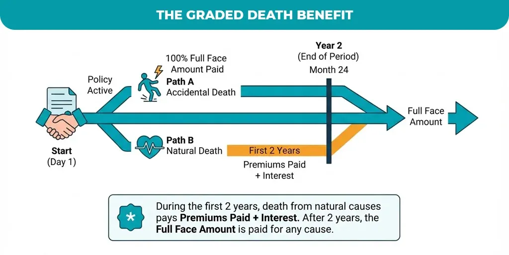 The Graded Death Benefit