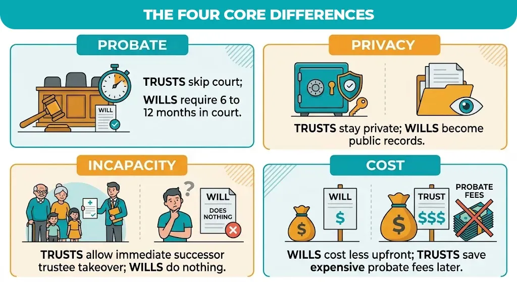 The Four Core Differences
